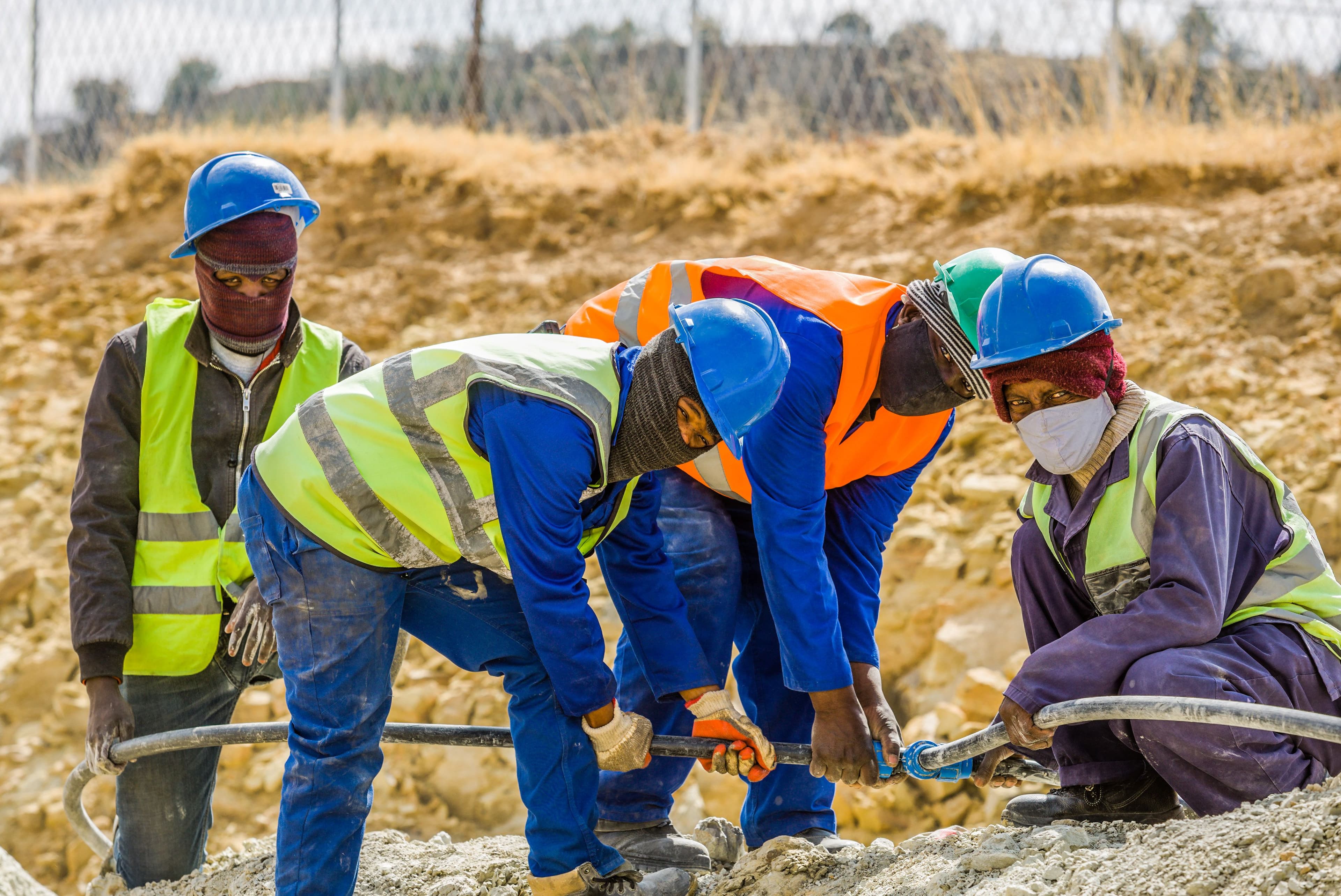 Shengli plumbing work in Tema, Ghana